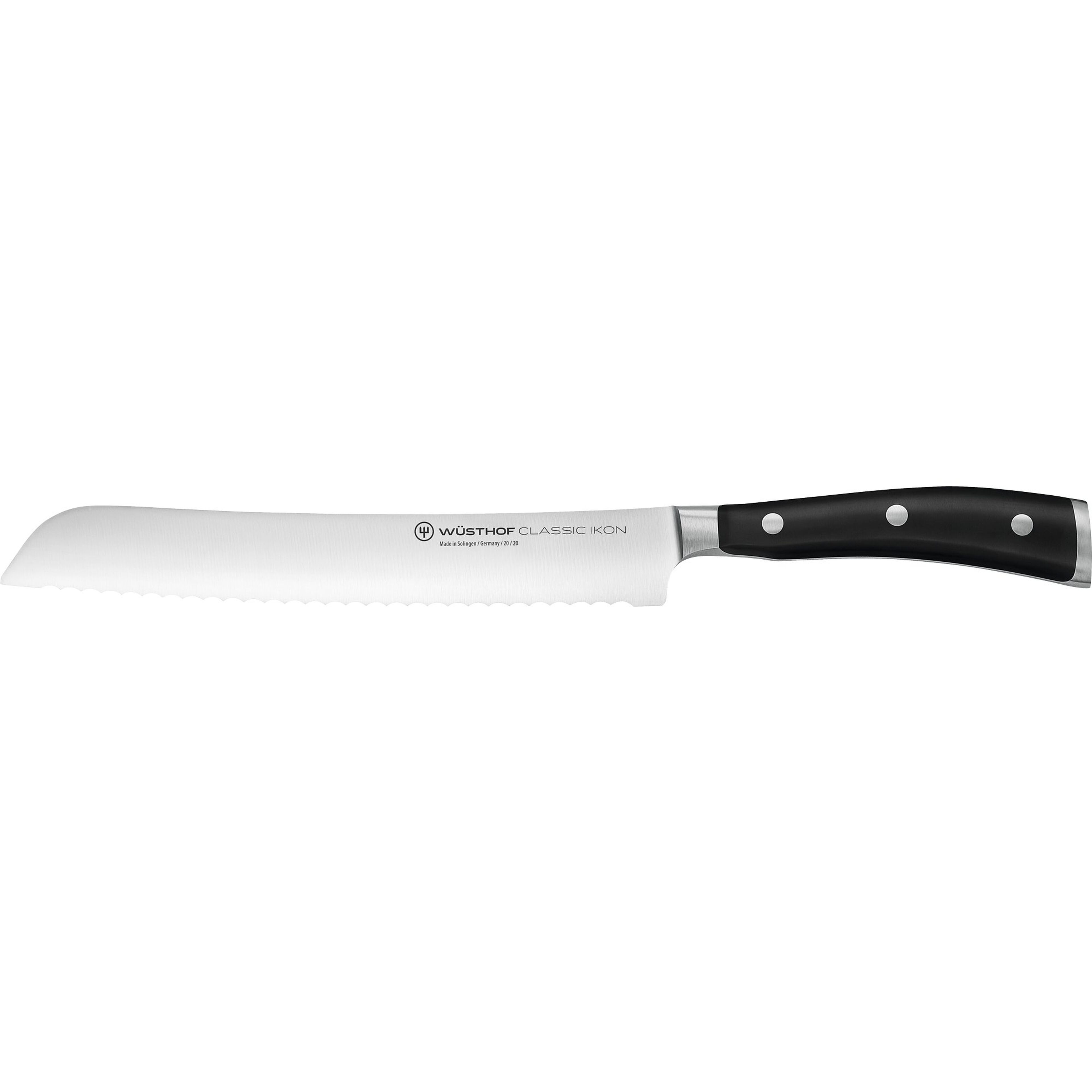Classic Ikon Brödkniv Svart 20 cm