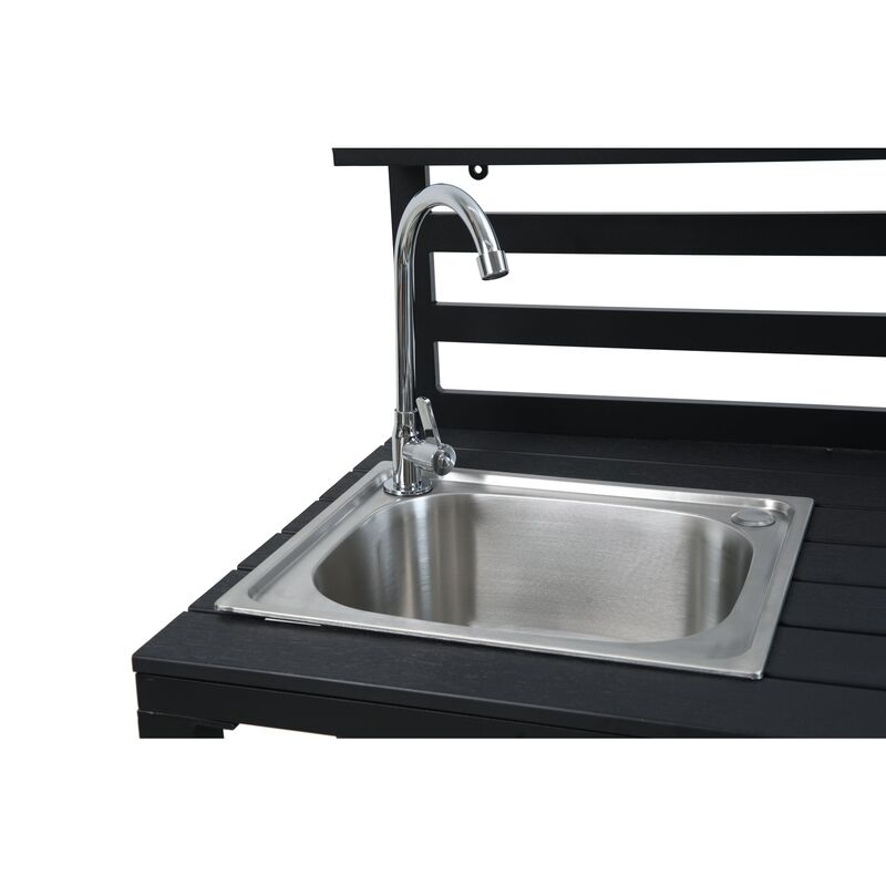 Utekjøkken modul med vask 90 x 60 cm