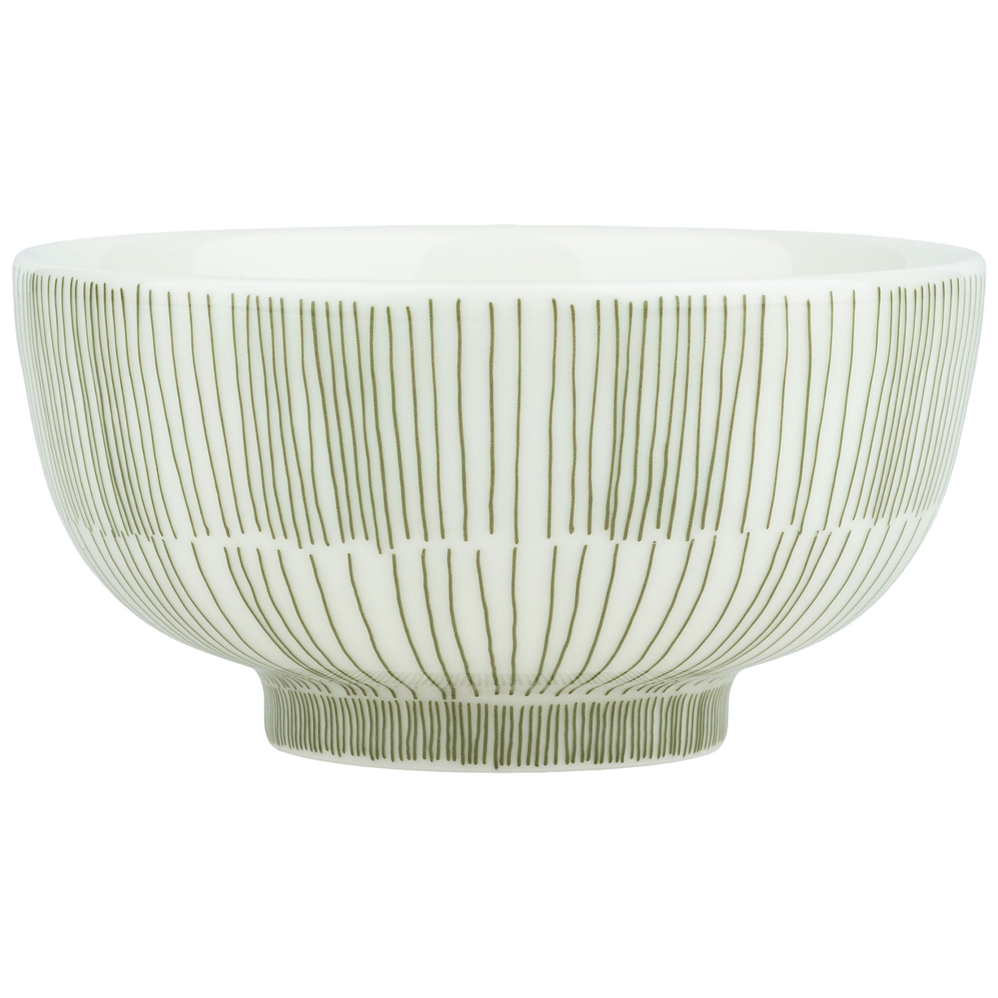 Marimekko Kukat Puhkeavat skål 3 dl, hvid/grøn