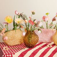 Corallo vase 26 cm, lys rav