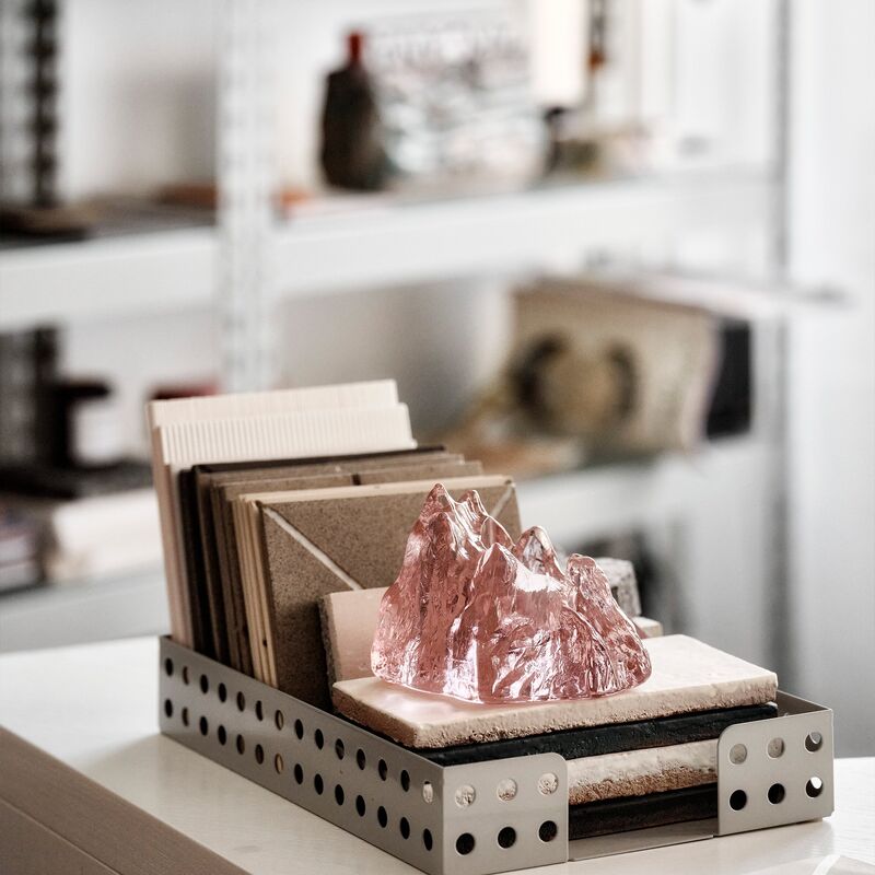 The Rock ljuslykta 9 cm, rosa