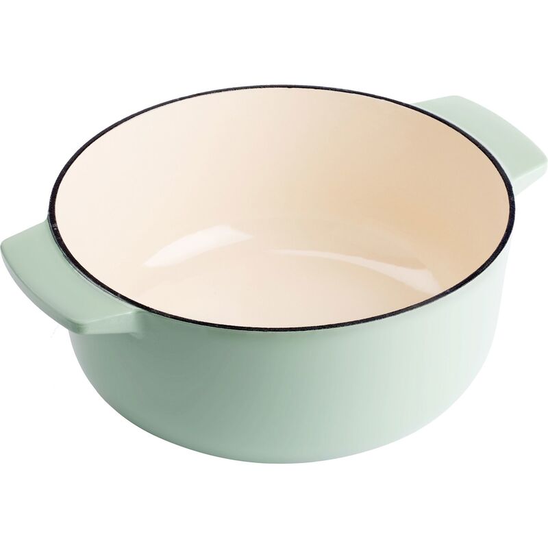 Støpejernsgryte 26 cm/5,2 liter, pistachio