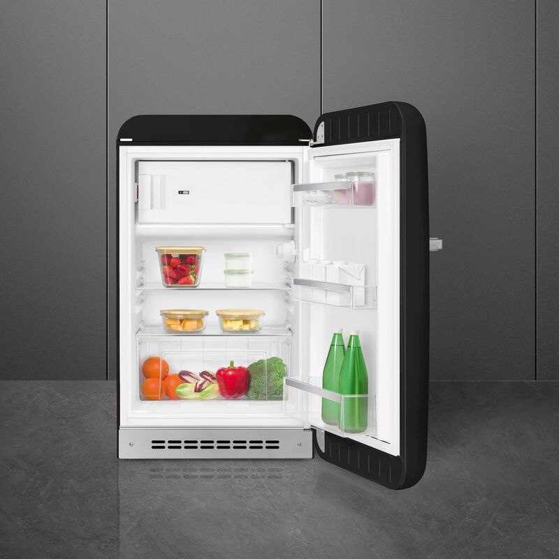 FAB10RBL6 Kjøleskap med fryserom, svart