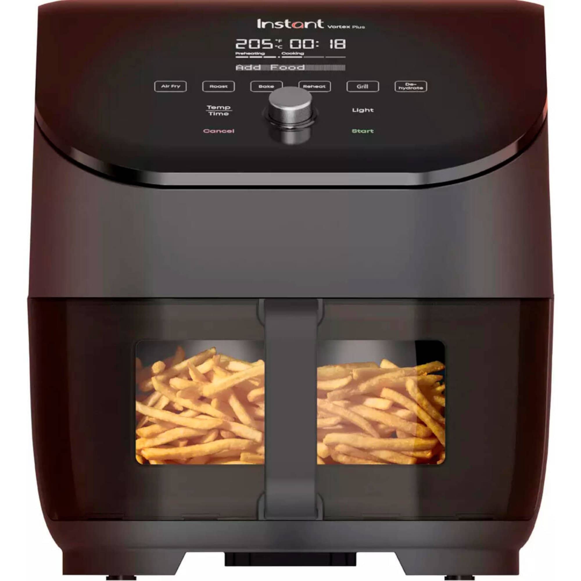 Läs mer om Vortex Plus ClearCook airfryer 5,7 liter, svart