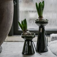 Lökvas 16 cm, mörkgrön