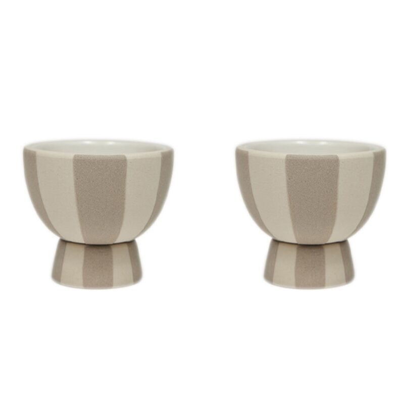 Toppu munakuppi 2 kpl, clay