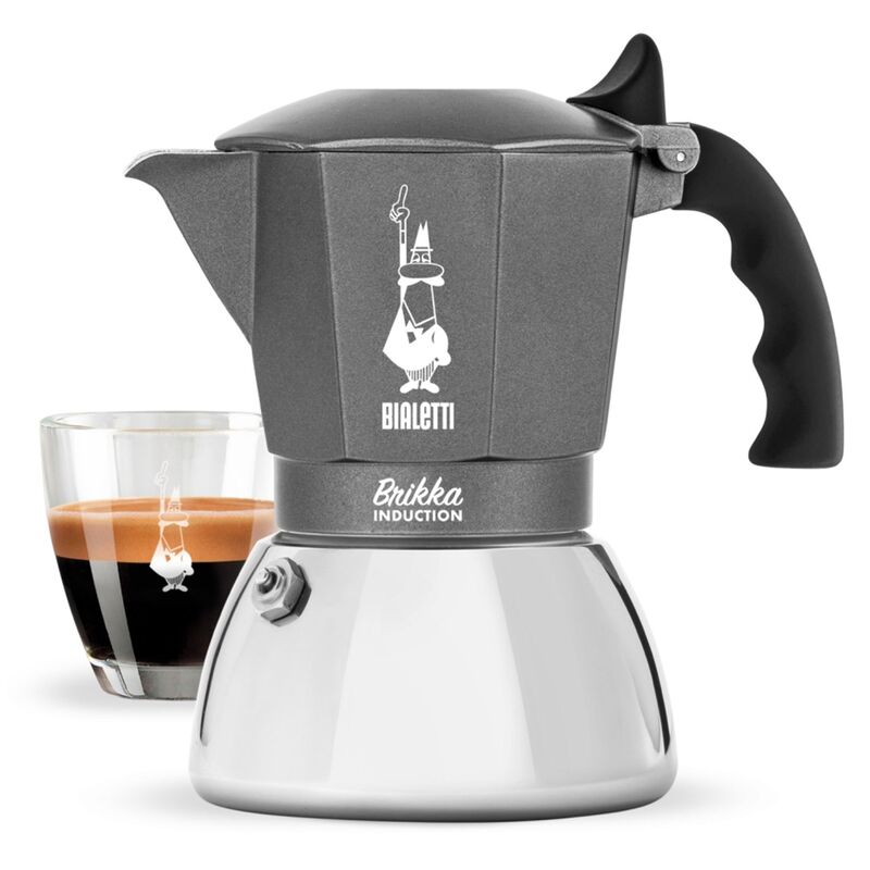 Brikka mokkabrygger for induksjon, 4 kopper