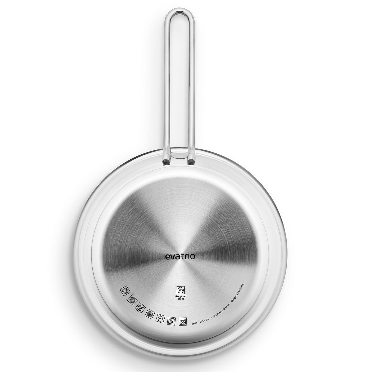 Stekepanne 24 cm, rustfritt stål