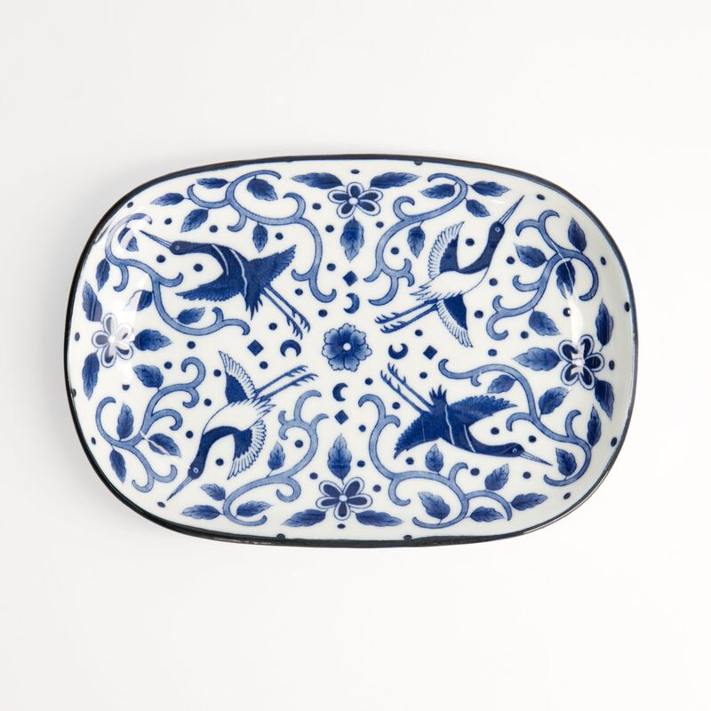 Blue Maizuru soikea lautanen