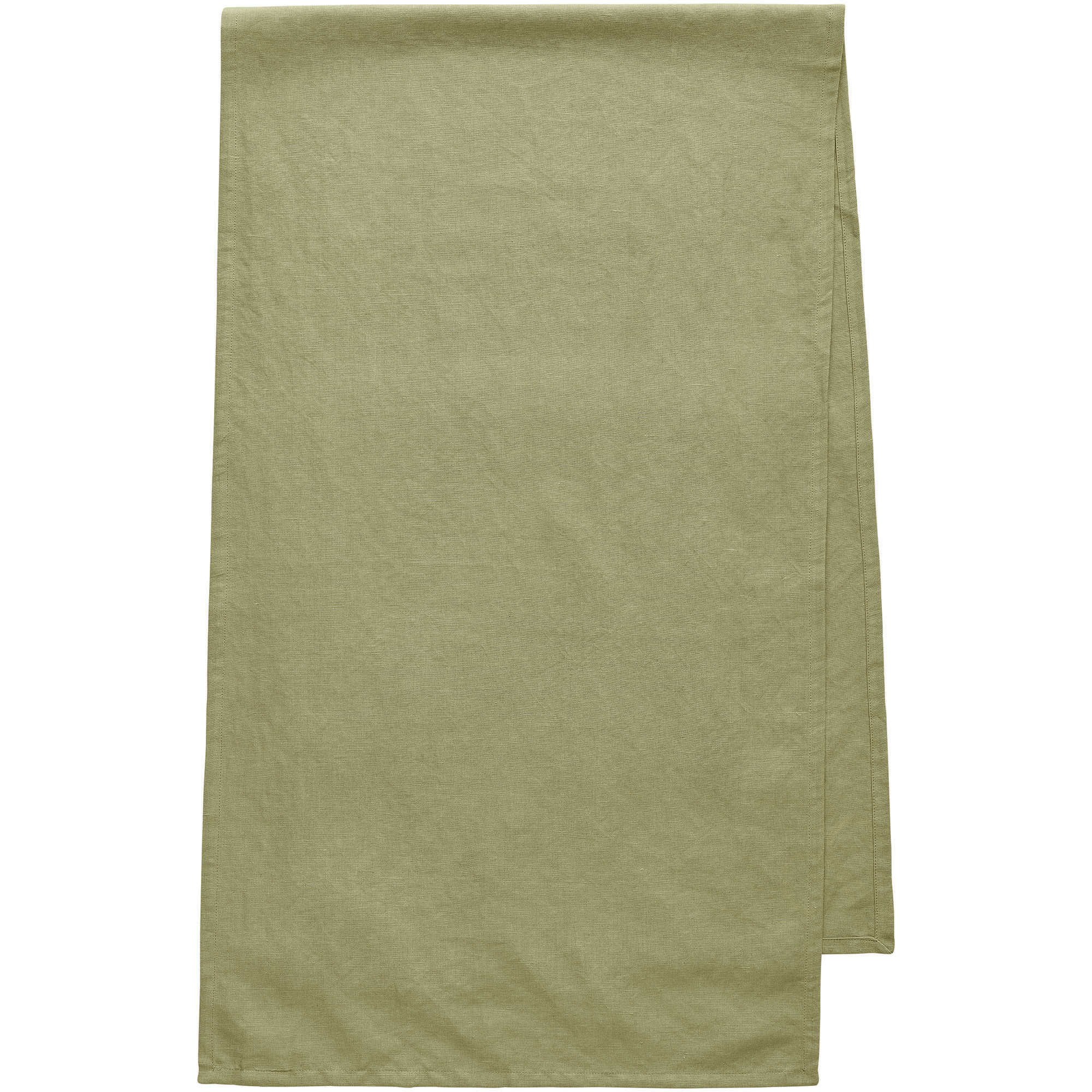 Decotique Sienna bordløber hør 150 Ã 45 cm, grøn