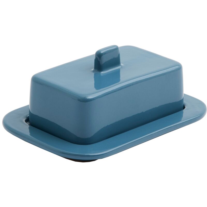 smörlåda, mörkblå