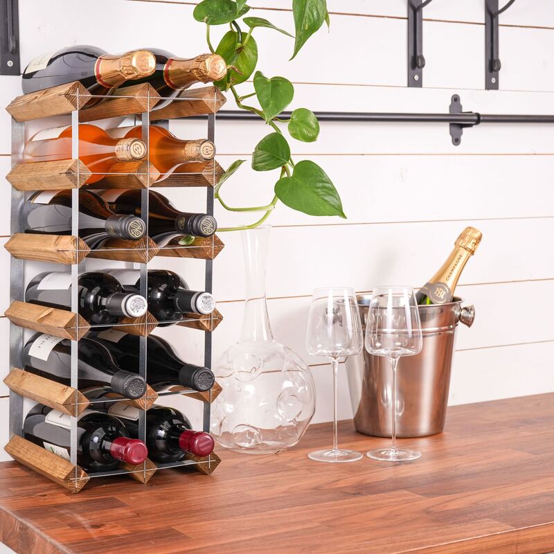 Viiniteline Vaalea tammi 15 pulloa 