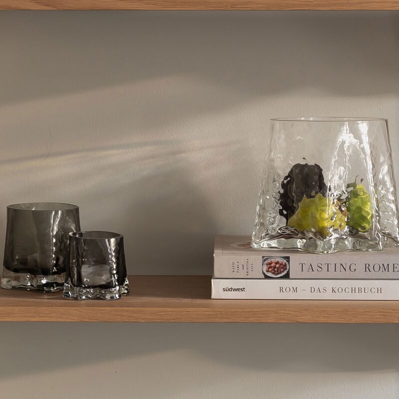 ljuslykta medium 11 cm, smoke