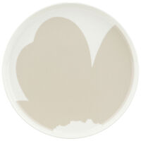 OIVA Marimekko Iso Unikko tallrik 25 cm, vit