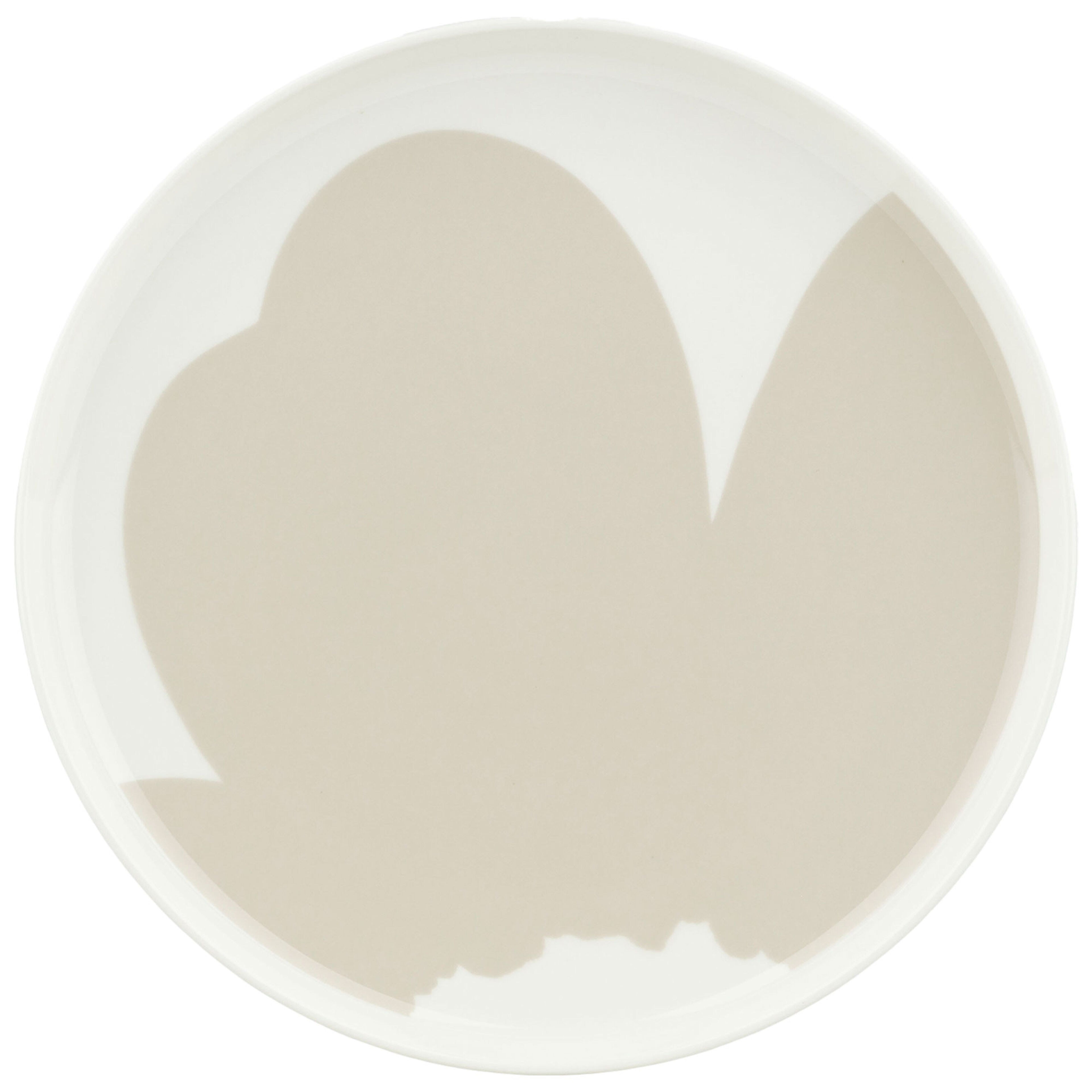 Iso Unikko Tallerken 25 cm, hvid