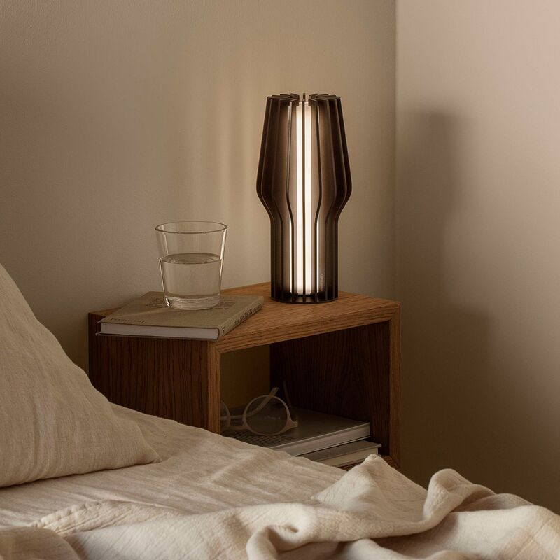 Radiant LED-lampa portabel 25 cm, black