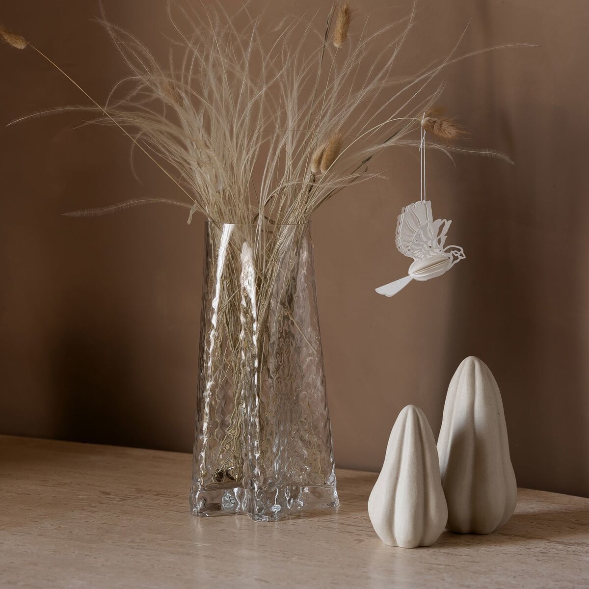 Eden skulptur 13 cm, vanilla