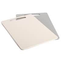 Leikkuulauta biomuovia, 2-pakkaus, beige/harmaa