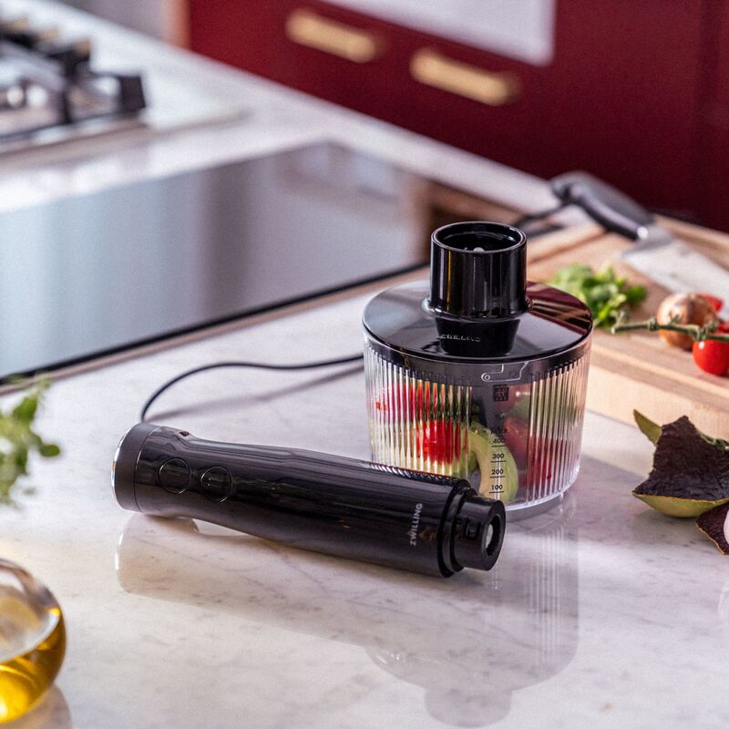 hacktillbehör för stavmixer, svart