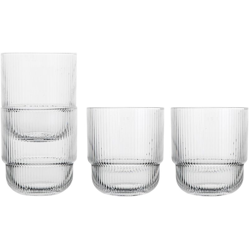 Sagaform Blanka vannglass 4-pakning