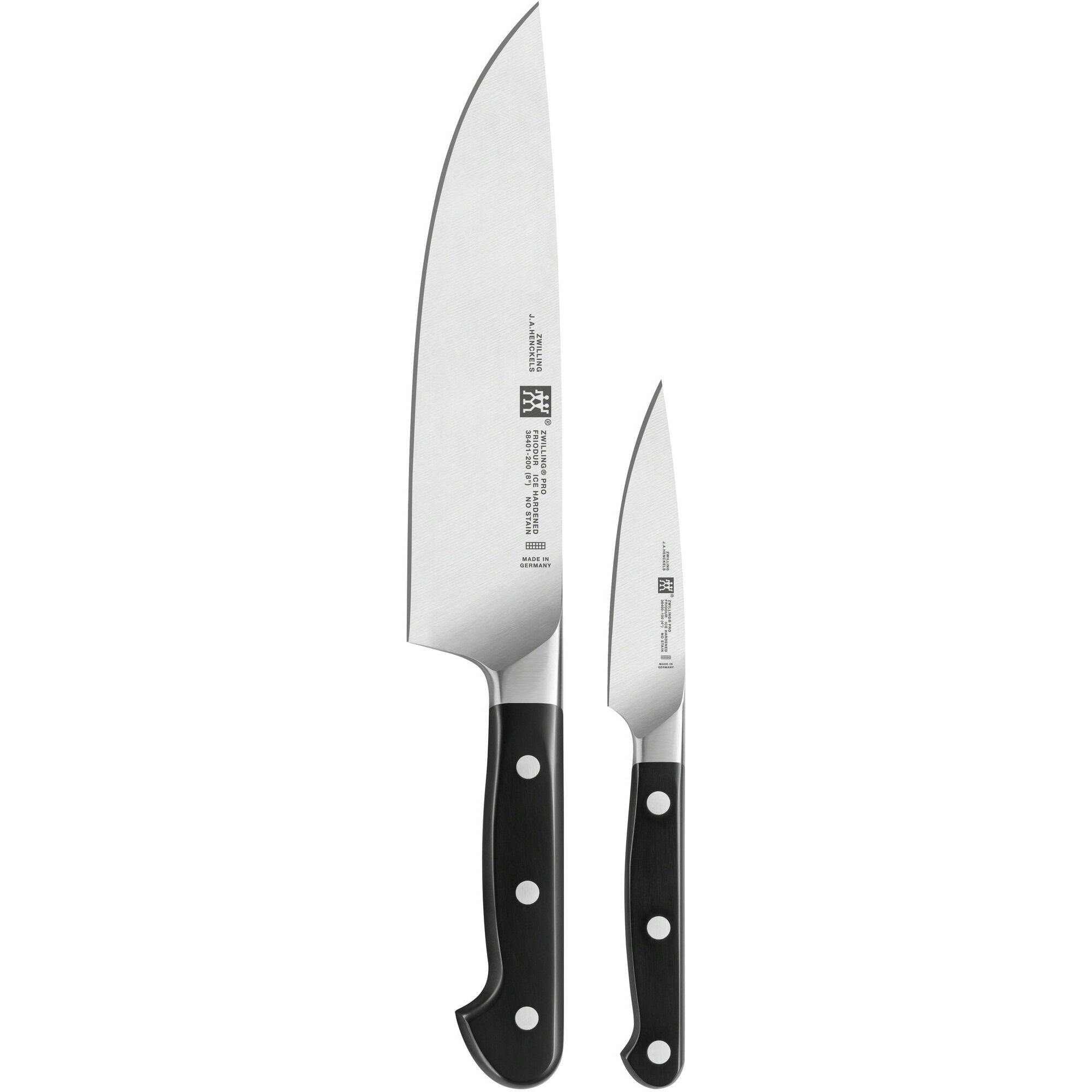 Pro Knivsett 2 deler, Skrellekniv+Kokkekniv