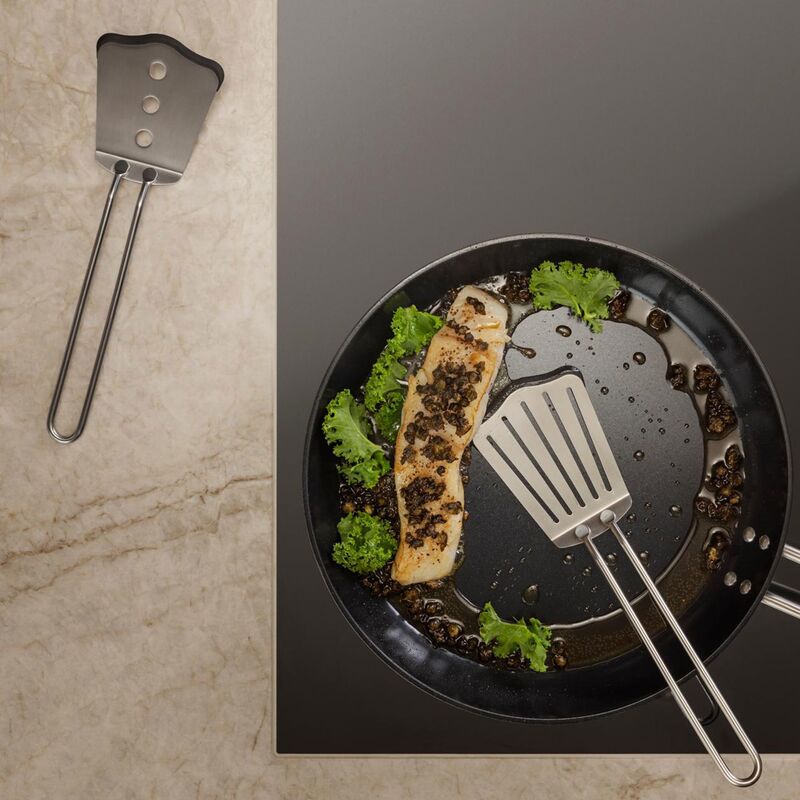 Stekespade med silikon 25,5 cm, lang