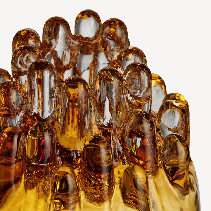 Polar kynttilälyhty 20 cm, amber