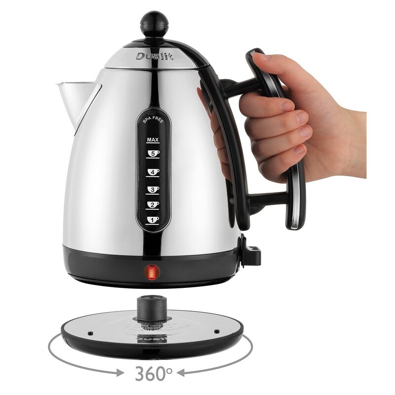 Vattenkokare & brödrost 2 skivor + galler