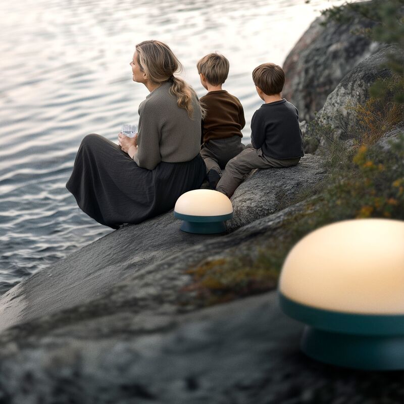 Soft Spot Solar Dots lampe 21 cm, grønn