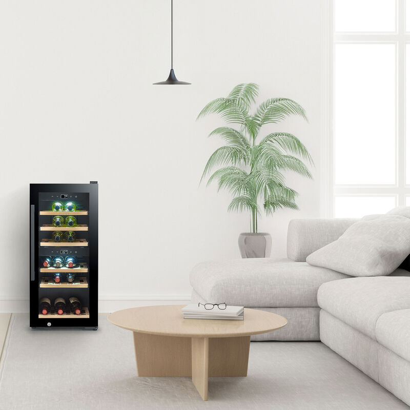 Vinkjøleskap WineExclusive 24 Flasker Svart