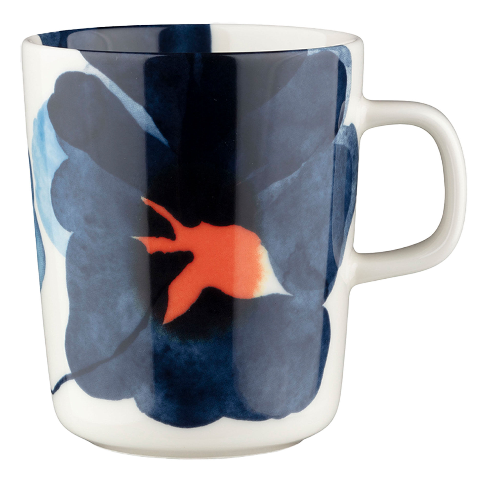 Marimekko Valssi krus 2,5 dl, white/blue/orange