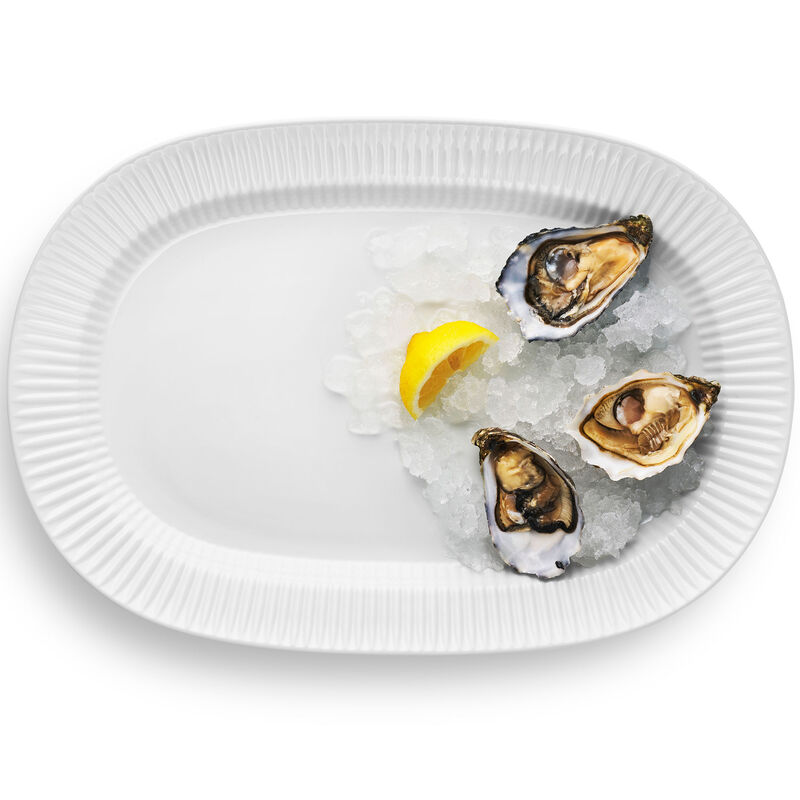 Nova serveringsfat 42 cm, vit