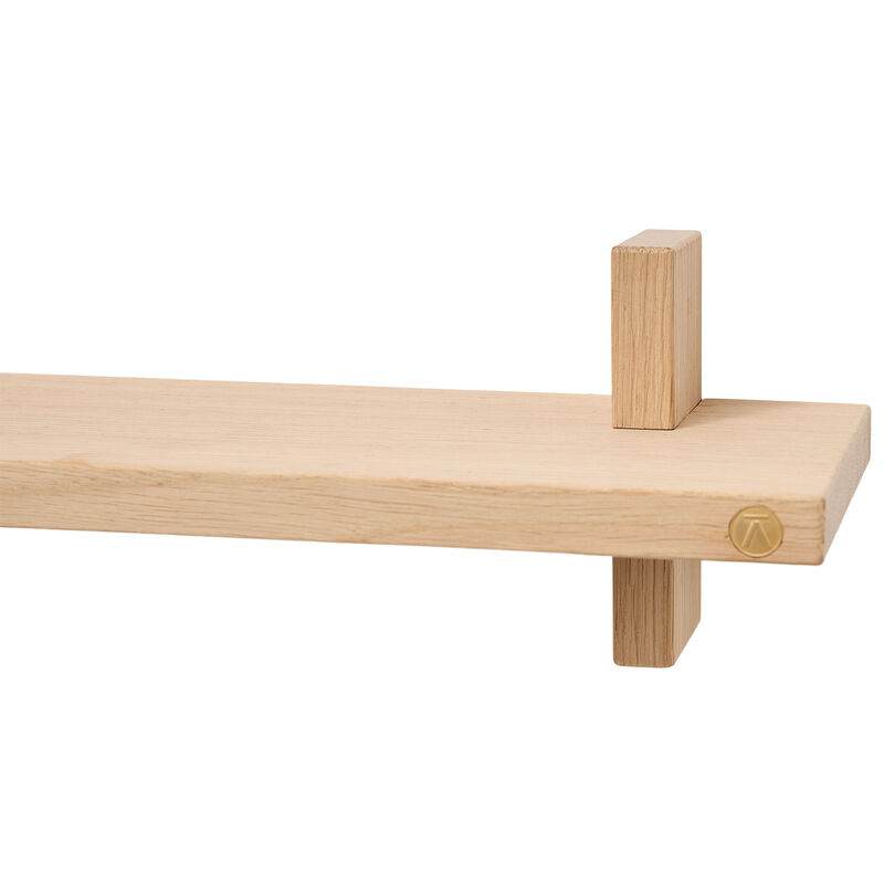 Treat hylle large 50 × 12 cm, eik