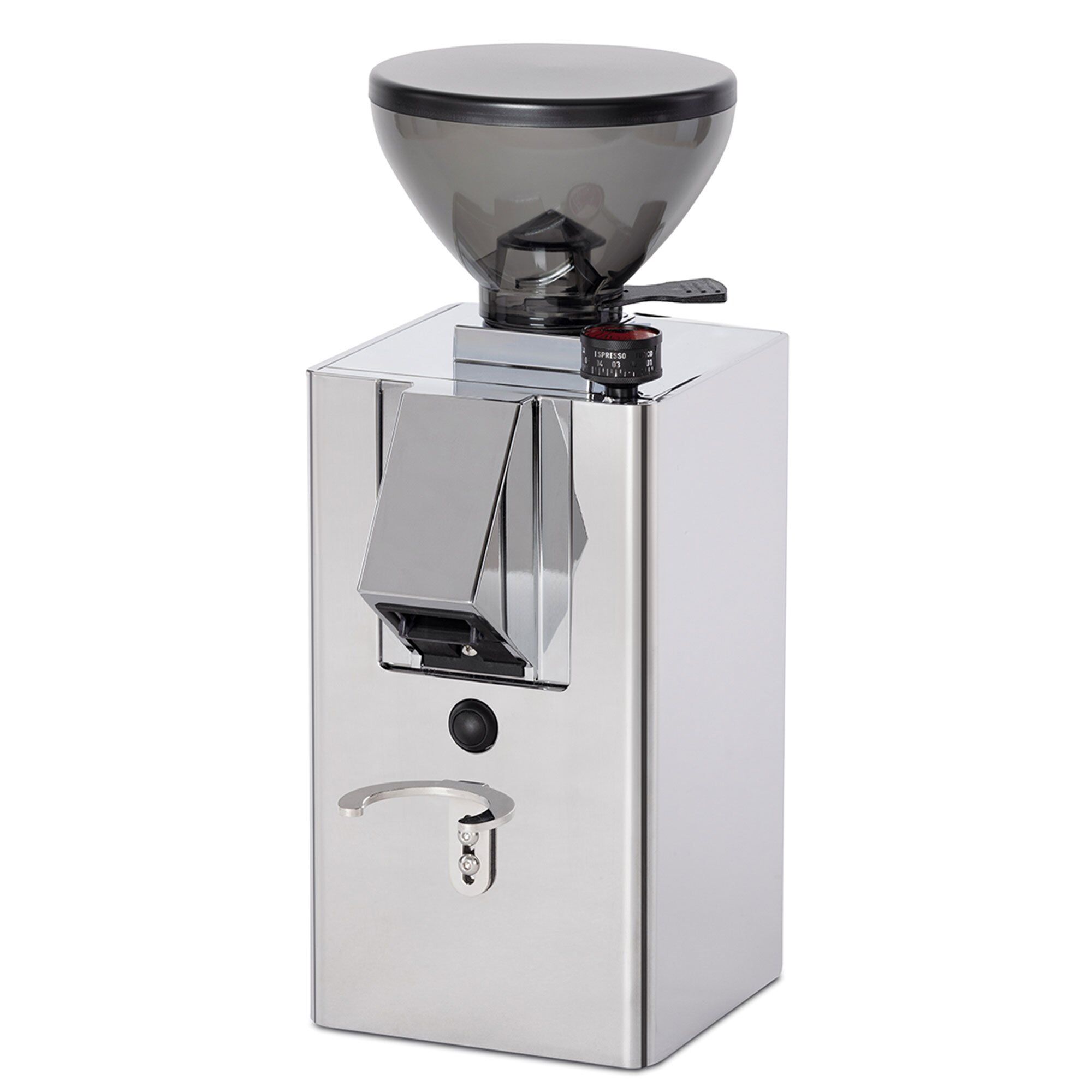 Alternativ bild 1 för La Pavoni Kube Mill elektrisk kaffekvarn, krom