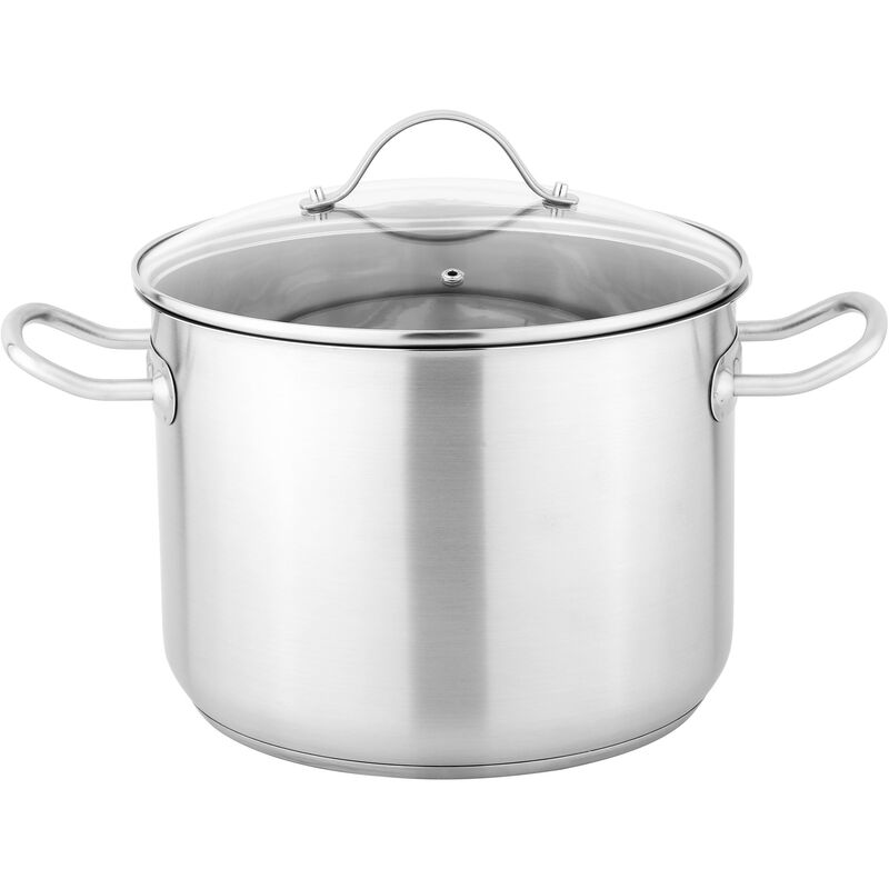 Gryta med glaslock, 10 liter