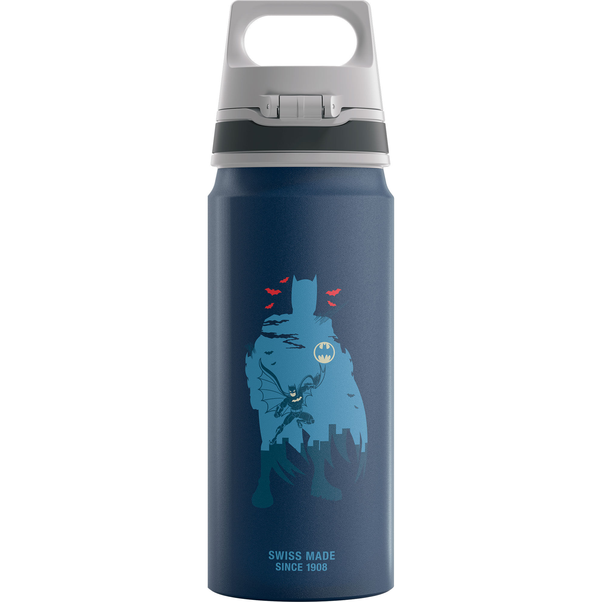 SIGG Warner Bros WMB ONE pullo 0,6 litraa, Batman Action Blue