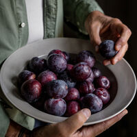 Porselensskål Ø32, sand