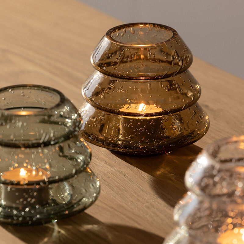 Globen Lighting Telysholder juletre, brun