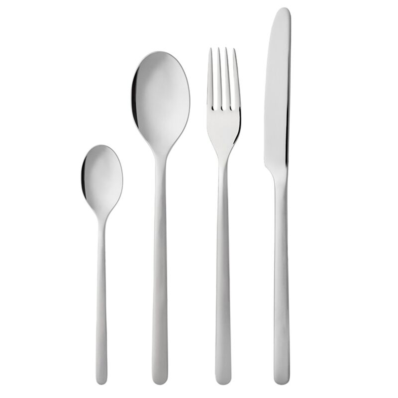 Still aterinsetti 16 osaa, matta/kiillotettu teräs