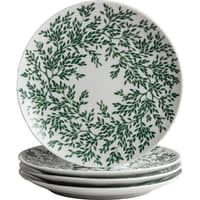 Myrten asiett, 21 cm, 4-pack, grön