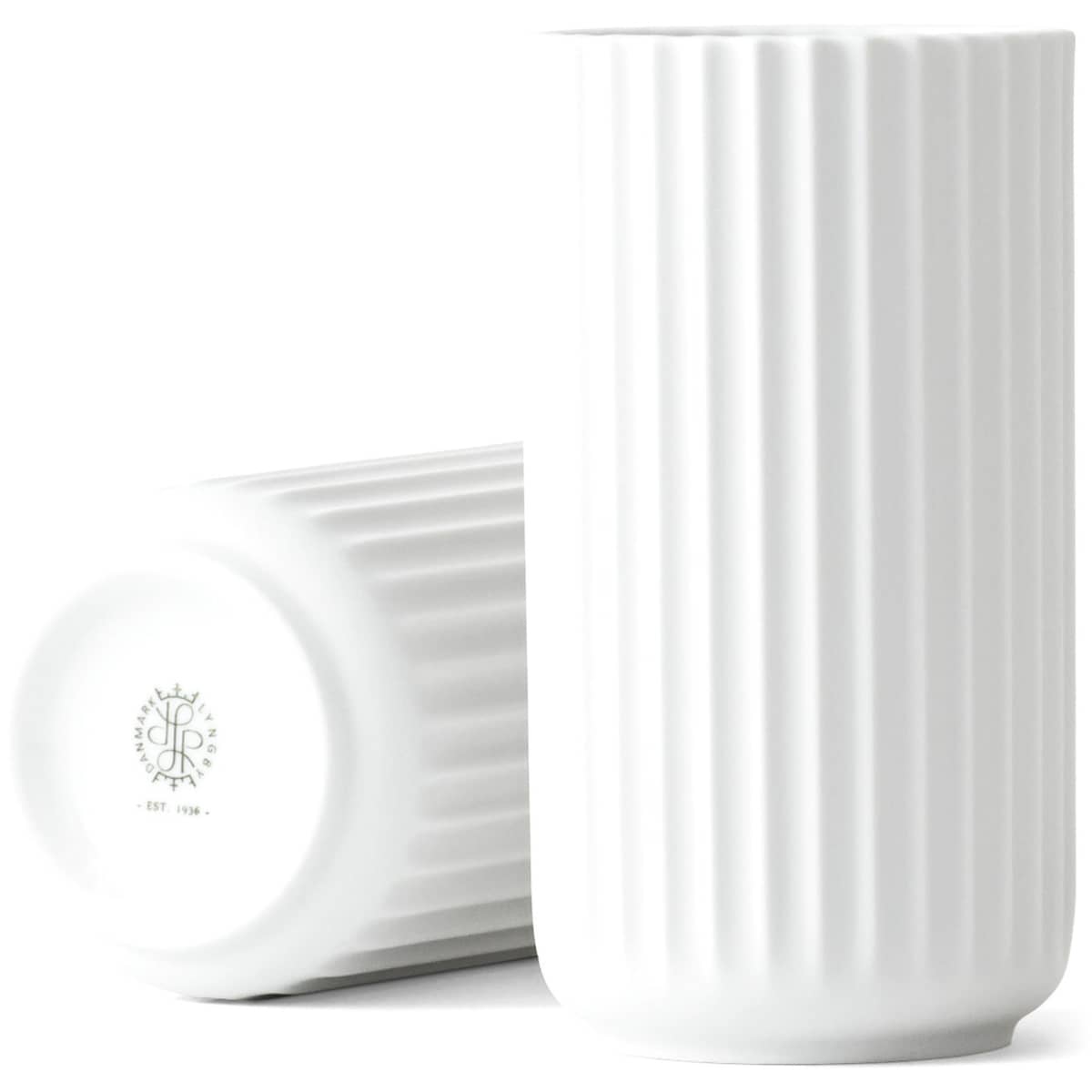 Vase 15 cm Hvit