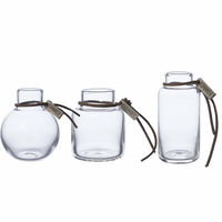 Glasvas 8 cm 3-pack, klar