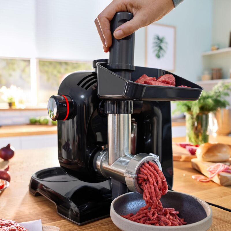 Kjøkkenmaskin, 1000 W, svart/antrasitt