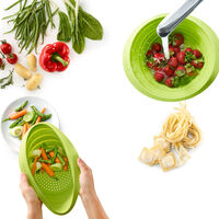 Sammenklappeligt dørslag, grøn