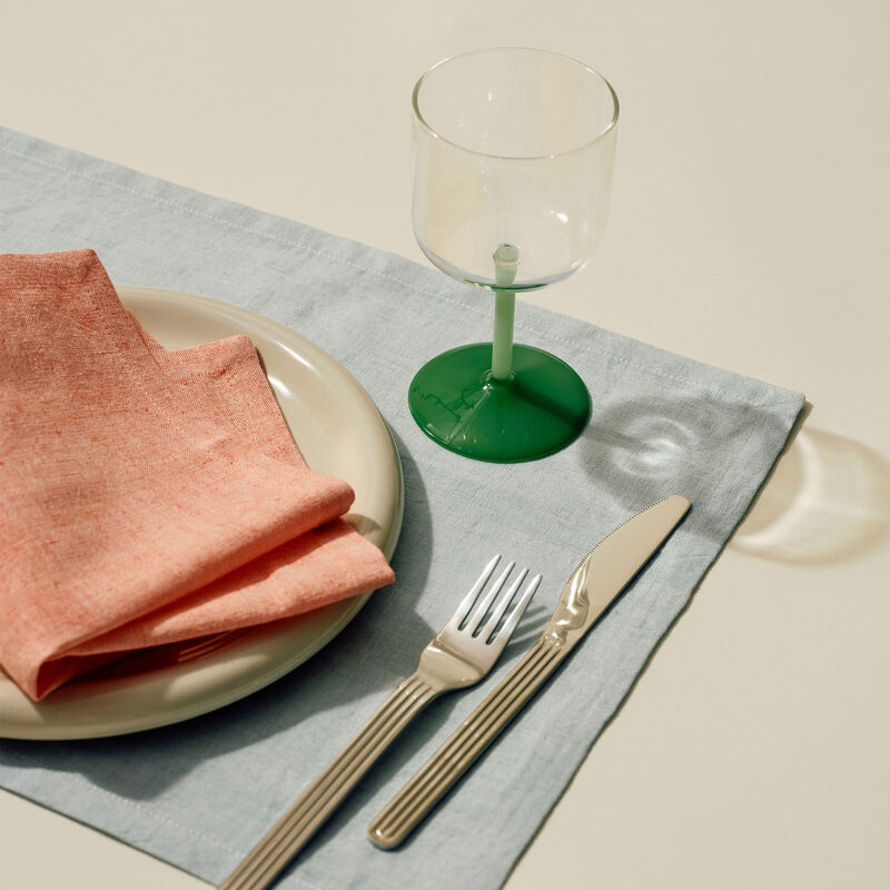 HAY Tint vinglas 2 stk., clear/jade light green/jade dark green