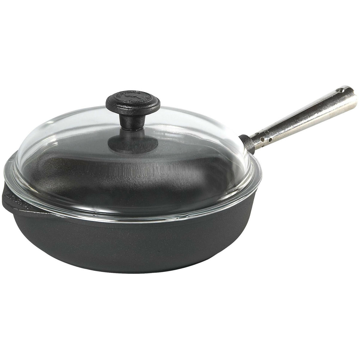 Traktörpanna 25 cm Stålhandtag ochGlaslock