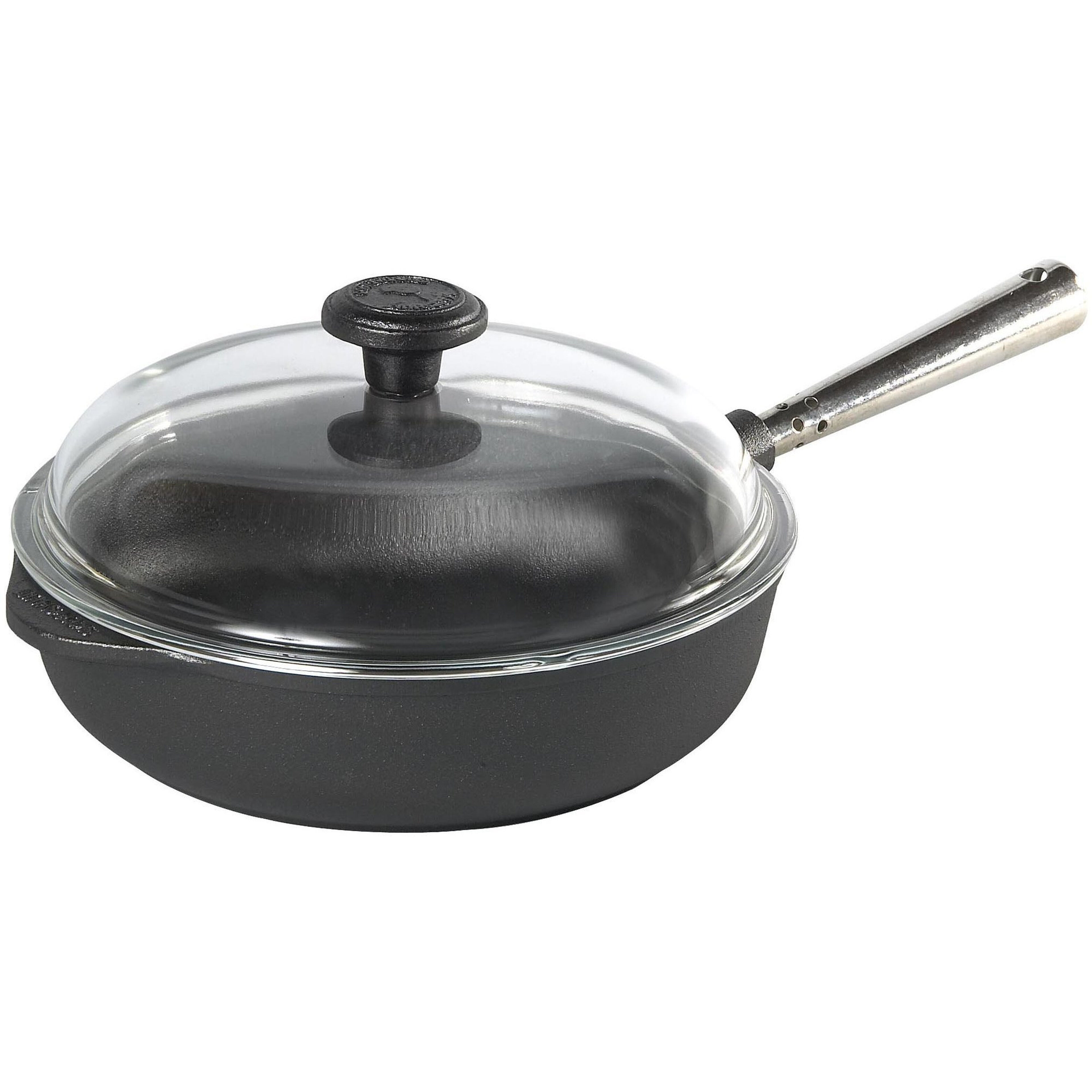 Traktörpanna 25 cm Stålhandtag ochGlaslock