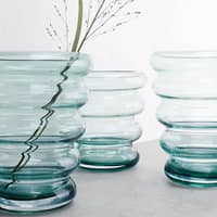 Infinity vas, 16 cm, mint