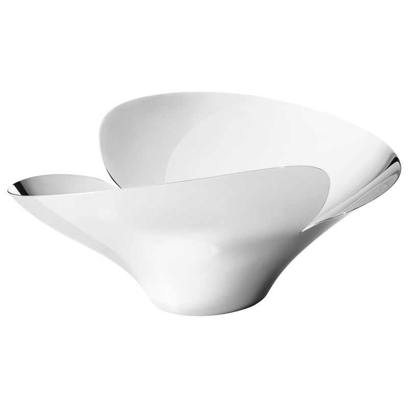 Georg Jensen Bloom Botanica skål large, rustfrit stål