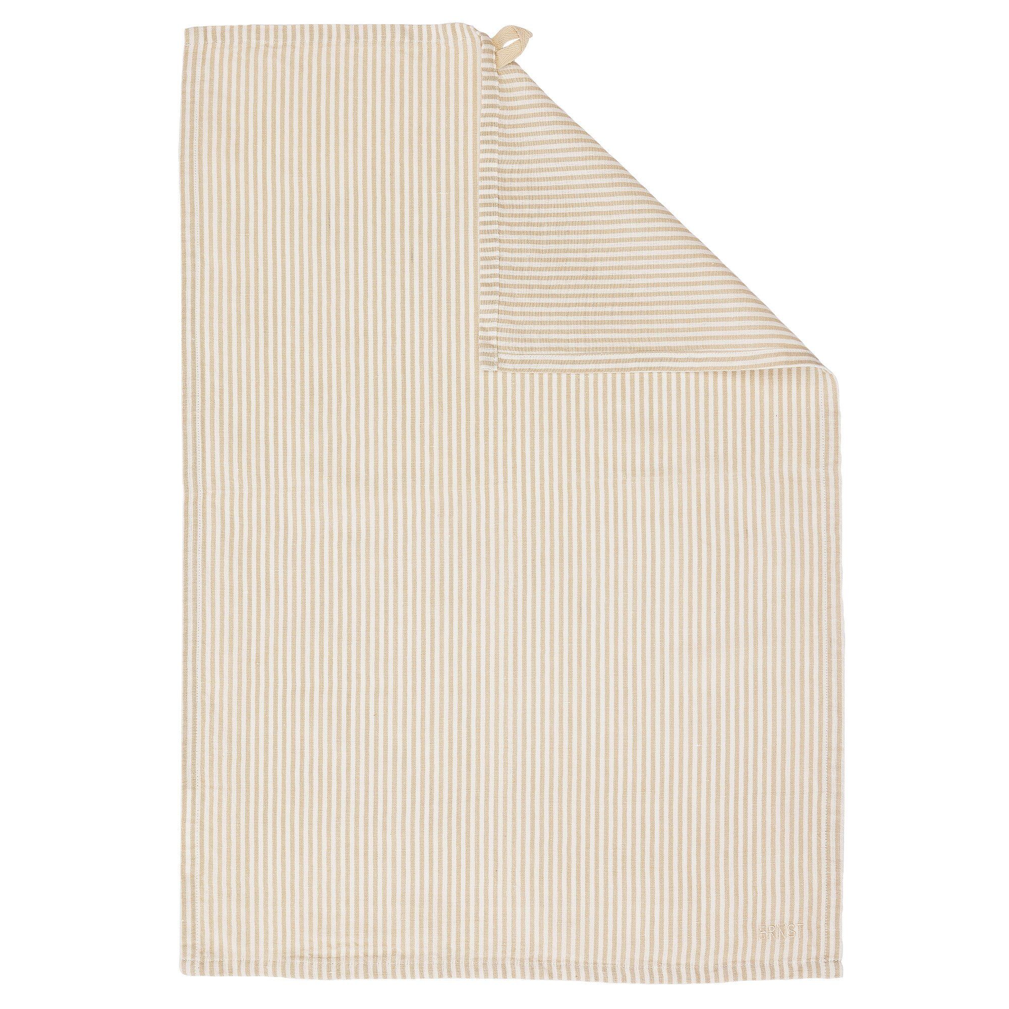 Produktfoto för Ernst Rand kökshandduk, beige/vit